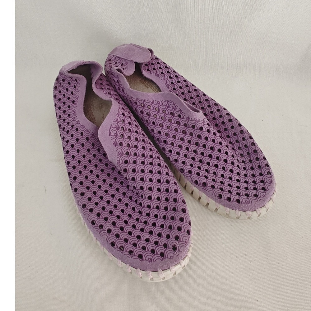 Ilse Jacobsen Tulip Sneaker EU 38 US 7 7.5‎ Purple Slip On Loafer Sneaker